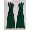 65cm Green PVC chemical gloves