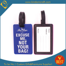 2014 Custom Square Shape Airway PVC Bagagem Tag