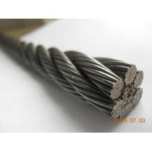 Wirerope en acier galvanisé 7X7, câble en acier, câble en acier standard