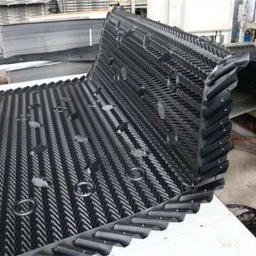 1520mm PVC Black Plastic Sheet Cooling Tower Filler PVC Sheet Panel