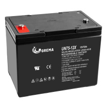 12 -вольт 75AH Deep Cycle Battery для лодки RV