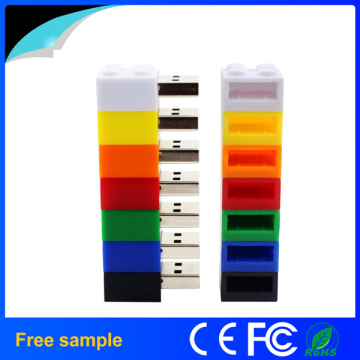 2016 China Fabricante PVC USB2.0 Building Block USB Flash Drive