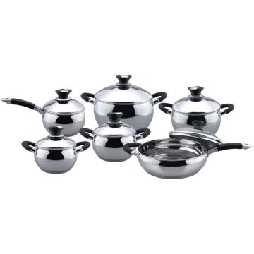 Classic apple shape 12pcs cookware set