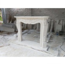 Beautiful House Handmade Marble Fireplace Mantel