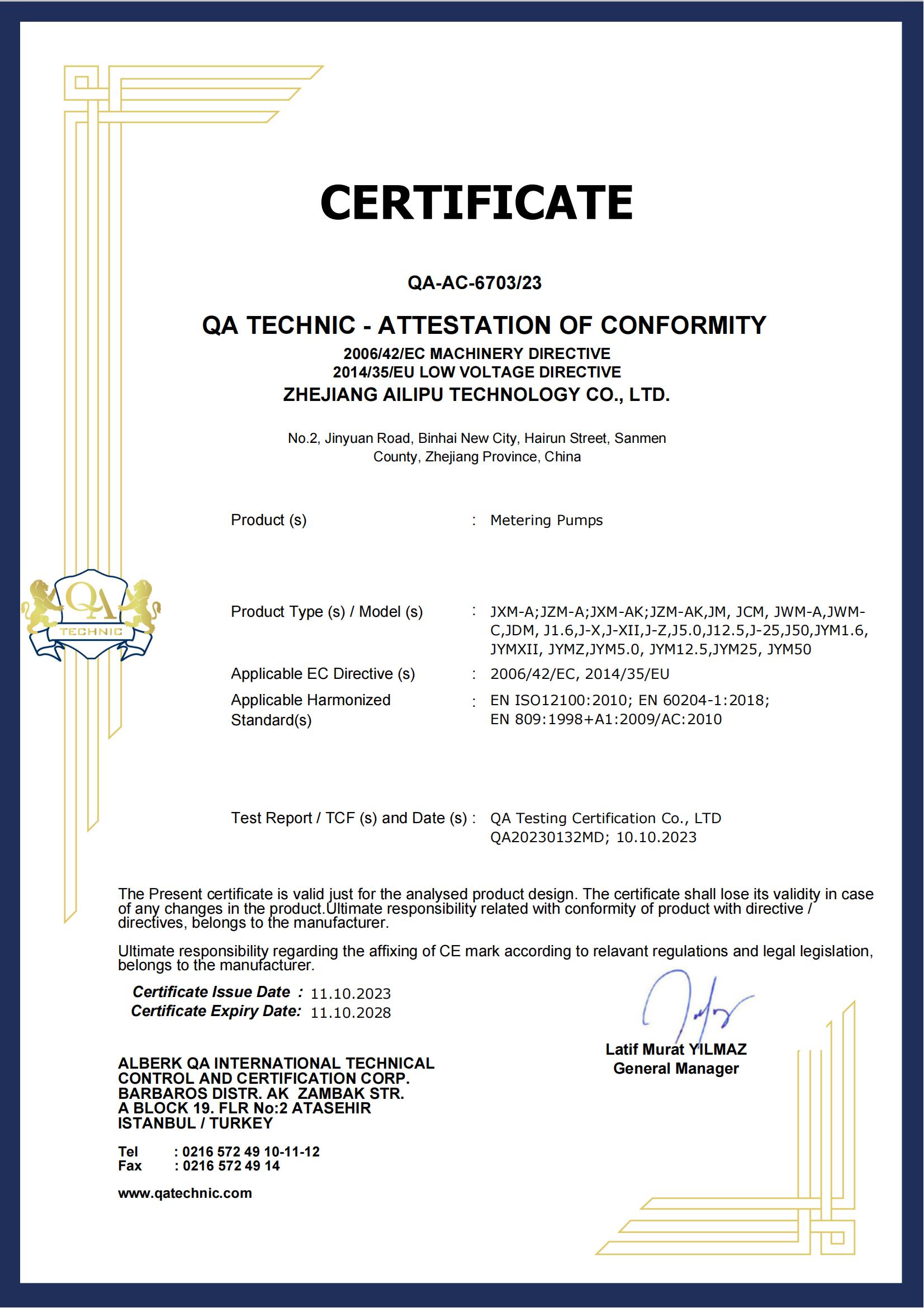 CE-Dosing pump CE-Dosing pump