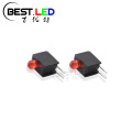 Indicador de placa de circuito LED rojo difuso de 3 mm