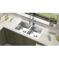 33 Inch Handmade Double Basin Kitchen Sink