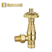 Classic Angle Radiator Valve With Thermostatic Head