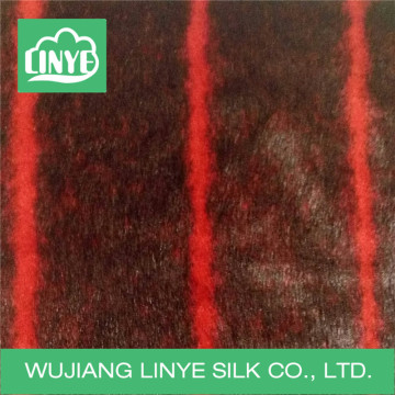 high quality faux fur fabric, stripe fabric for blanket/garment