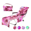 Lounge chair towel microfiber beach chair cover towel