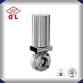 Sanitary Pneumatic Clamp End Butterfly Valve