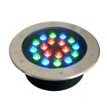 18W Recessed LED Underground Light RGB LED Inground Lamp Outdoor