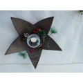 Star Shape MDF Wooden Candle Tray