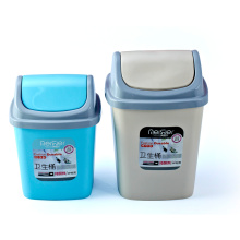 Plastic Flip-on Fashion Rubbish Bin