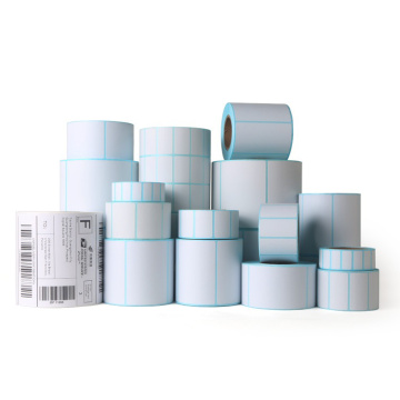 Custom blank self adhesive thermal label roll