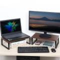 Holz Computer Monitor Laptop Stand Set