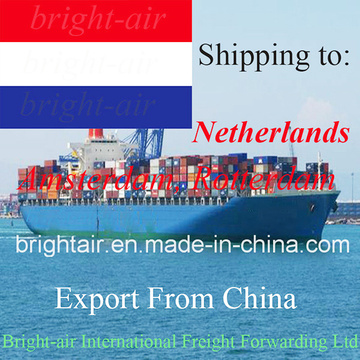 Serviço de logística Ocean Shipping Forwarder Da China para Amsterdã, Rotterdam Holanda