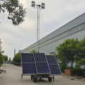 Construction Télescopic Mast LED Mobile Solar Light Tower