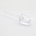 10mm LED Ampoule rouge LED avec une lentille transparente