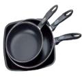 Carbon steel fry pan set with bakelite handle