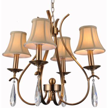 Lustre do ferro, cristal K9, 4 luzes do diodo emissor de luz (SL2014-4)