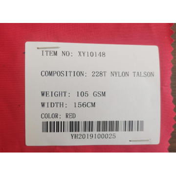 100% Polyester Nylon Talson Stoffe