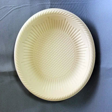 8Inch Biodegradable Corn starch Fast Cake Plate