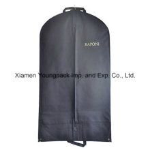 Black Non-Woven Promotional Suit Carrier Bag