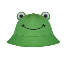 Chapeau de seau de coton de grenouille