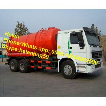 HOWO RHD 16m3 tank Capacity Sewage Suction Truck