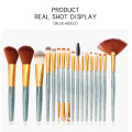 18 Piece Crystal Handle Makeup Brushes Set