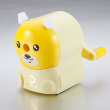 Yellow Hand Crank Pencil Sharpener