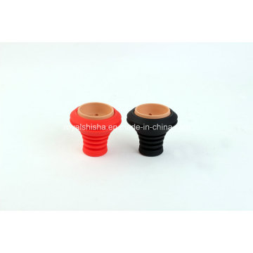 Silicone and Ceramics Shisha Head Hoohah Bowl