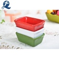 Wholesale Custom Color Rectangle Dinnerware Sets Ceramic Tableware