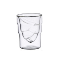 Jiateng Bamboo Shoot Shape Double Wall Verre Tasse