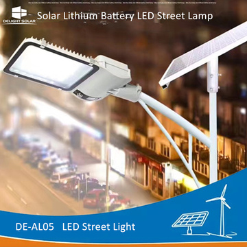 DELIGHT DE-AL05 Parking Lithium Battery LED Road Light