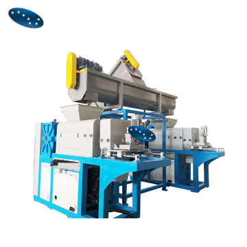 plastic pp pe film screw press squeezing machine