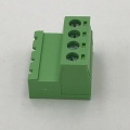 Wire to wire male lug pluggable terminal block