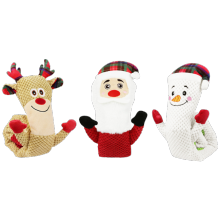 Jouets pour chiens de Noël, jouets de chien en peluche, jouets de puzzle de chiens interactifs, jouets à mâcher de chien en peluche interactive