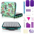 Tiger Pattern Portable Diamond Painting Tool Storage Box