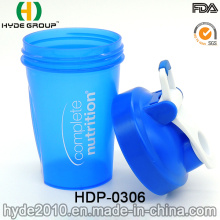 500ML PP BPA Free Plastic Protein Blender Shaker Bottle (HDP-0306)