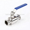 Sanitary Stainless Steel Clamp Direct Way Ball Valve