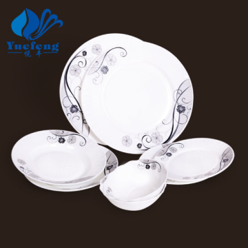 Heat Resistant Opal Glassware-24PCS Press Dinner Set