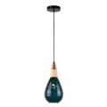 Nordic Modern Handmade Amber Color Glass Pendant Lamp