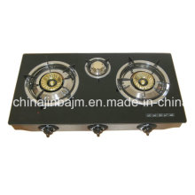 3 Burners Tempered Glass Top 90# Brass Burner (G3-710BA90) Cook Top/Gas Cooker/Gas Stove