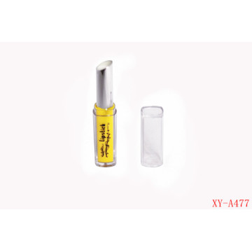 Venta caliente del envase transparente y amarillo del lápiz labial