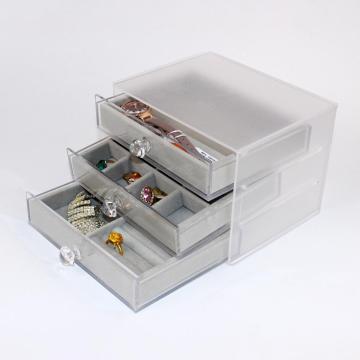 High quality new clear acrylic jewelry storage box