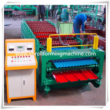 Passer CE et ISO automatique Double couche Roll Forming Machine