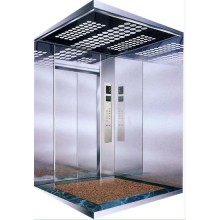 Hairline Stainless Steel Cop Freight Elevator