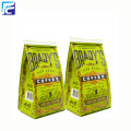 Custom printing coffee packaging bags with tin tie